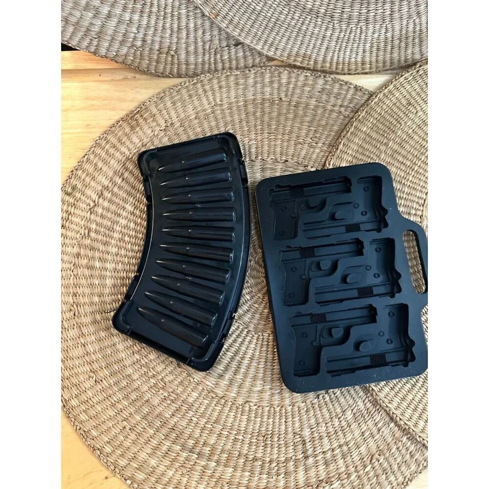 Two pack black blaster, arms Jell-O shot silicone